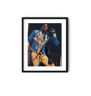 Michael Jackson signed Photo: Michael Jackson signed Photo. 8x10 inches. Michael Joseph Jackson was an American singer, songwriter and dancer. Dubbed the