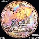 1878-CC Silver Trade Dollar CHOICE BU PL
