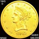1845-O $10 Gold Eagle UNCIRCULATED