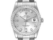 Rolex President Day-Date Platinum Diamond Mens Watch
